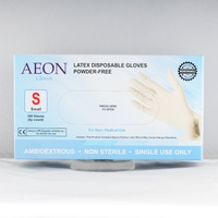 Aeon - Latex Powder Free Gloves Size S Small 1000pcs (Box of 10)