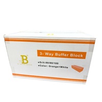 Billionaire - Nail Buffer Block 3 Way Orange White 80/100 500pcs