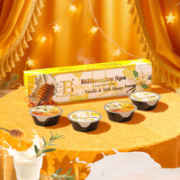 Billionaire Bubble Spa Nail Deluxe Pedicure Kit 4 Steps - Vanilla & Milk Honey