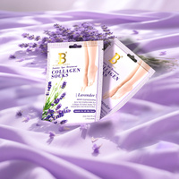 Billionaire Collagen Socks Nail Luxury Spa Treatment Pedicure - Lavender