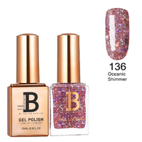 Billionaire Gel & Lacquer Duo - 136 Oceanic Shimmer 15ml