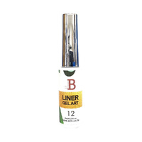 Billionaire - Liner Art UV LED Nail Gel Polish - 12 Gold Glitter 8ml