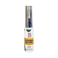 Billionaire - Liner Art UV LED Nail Gel Polish Platinum - 03 Dark Gold Glitter 8ml