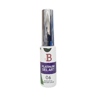 Billionaire - Liner Art UV LED Nail Gel Polish Platinum - 06 Dark Purple Glitter 8ml