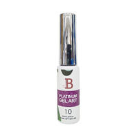 Billionaire - Liner Art UV LED Nail Gel Polish Platinum - 10 Purple Pink Glitter 8ml