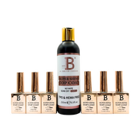 Billionaire - Super Shine No Wipe Nail Gel Top Refill 8oz 250ml - HEMA Free