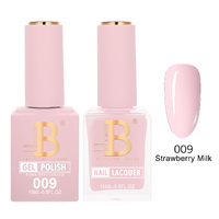 Billionaire 009 Strawberry Milk - Imperial Collection Gel & Lacquer Duo 15ml