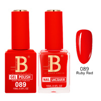 Billionaire 089 Ruby Red - Imperial Collection Gel & Lacquer Duo 15ml