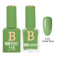Billionaire 115  Castle Moss - Imperial Collection Gel & Lacquer Duo 15ml