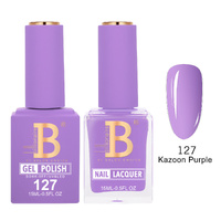 Billionaire 127 Kazoon Purple - Imperial Collection Gel & Lacquer Duo 15ml