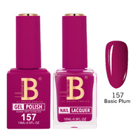 Billionaire 157 Basic Plum - Imperial Collection Gel & Lacquer Duo 15ml