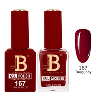 Billionaire 167 Burgundy - Imperial Collection Gel & Lacquer Duo 15ml
