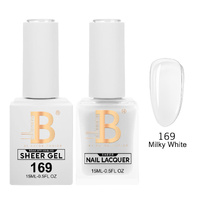 Billionaire 169 Milky White - Imperial Collection Gel & Lacquer Duo 15ml