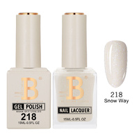Billionaire 218 Snow Way - Imperial Collection Gel & Lacquer Duo 15ml