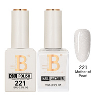 Billionaire 221 Mother of Pearl - Imperial Collection Gel & Lacquer Duo 15ml