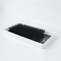 Black Volume Lash Single Length Tray 0.03 - CC Curl 14mm