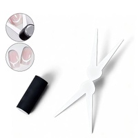 Cat Eye 3D Magnet Magnetic Double Headed V-shaped French Stick Gel Polish UV LED Nail Art