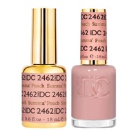 DND 2462 Summa Peach - DC Sheer Collection Gel & Lacquer Duo 18ml