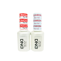 DND 500 Gel Base Foundation + 600 Gel Top Polish Duo Set 15ml