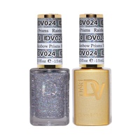 DND DIVA - #024 Rainbow Prisms - Gel & Lacquer Duo 15ml