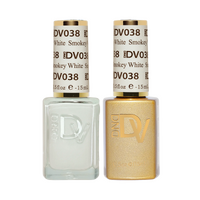 DND DIVA - #038 Smokey White - Gel & Lacquer Duo 15ml
