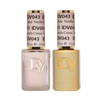 DND DIVA - #043 Vanilla Creme - Gel & Lacquer Duo 15ml