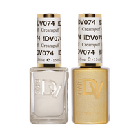 DND DIVA - #074 Creampuff - Gel & Lacquer Duo 15ml