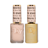 DND DIVA - #078 Rose Nude - Gel & Lacquer Duo 15ml