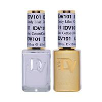 DND DIVA - #101 Cotton Candy Lilac - Gel & Lacquer Duo 15ml