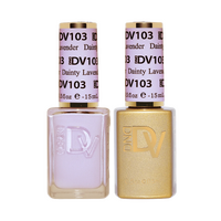 DND DIVA - #103 Dainty Lavender - Gel & Lacquer Duo 15ml