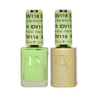 DND DIVA - #118 Pale Kiwi - Gel & Lacquer Duo 15ml
