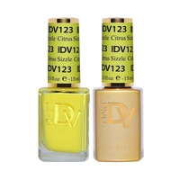 DND DIVA - #123 Citrus Sizzle - Gel & Lacquer Duo 15ml