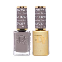 DND DIVA - #257 Dewdrop Gray - Gel & Lacquer Duo 15ml