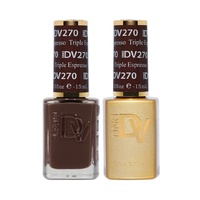 DND DIVA - #270 Triple Espresso - Gel & Lacquer Duo 15ml