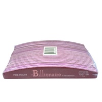 Billionaire - Nail Files Premium Red Half Moon Fine 150/150 25 pcs