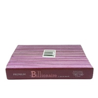 Billionaire - Nail Files Premium Red Square X-Fine 180/180 25 pcs