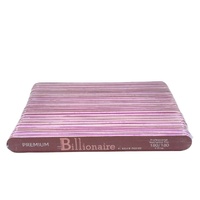 Billionaire - Nail Files Premium Red Straight X-Fine 180/180 25 pcs