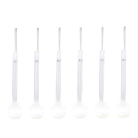 6 x Nail Art Fine Line Liner Brush Replacement Gel Polish