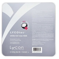 Lycon LycoTec White Hard Hot Wax Pallet Tray Waxing Hair Removal 500g