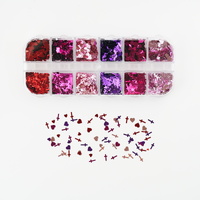 Nail art decoration - Cross/heart mixed color