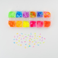 Nail art decoration - Colorful Letter mixed