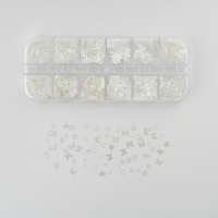 Nail art decoration - White small shape mixed