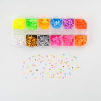 Nail art decoration - Colorful Star mixed