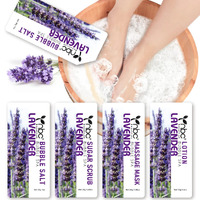 NBC - Bubble Spa Nails Deluxe Pedicure Kit 4 Steps - Lavender 25g