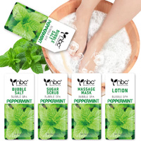 NBC - Bubble Spa Nails Deluxe Pedicure Kit 4 Steps - Peppermint 25g