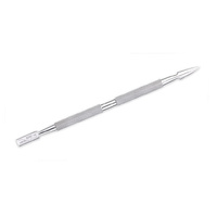 NGHIA - P.01 Stainless Steel Nail Cuticle Pusher Double Ended Spoon & Pointed