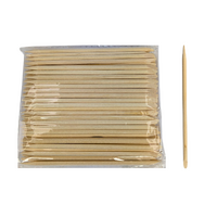 Cuticle Remover Wooden Stick Pusher Manicure Pedicure Tool 15cm (100 pcs)