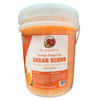 SNS - Sugar Scrub Collagen - Orange Nail Foot Pedicure 5 Gallons