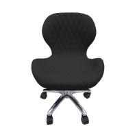 Nail Salon Chair Stool Round Hydraulic Leather PU 1037 Black