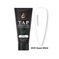 T.A.P Acrylic Poly Tap Gel Nail #C01 Super White 60ml Cotton Collection - 2pcs